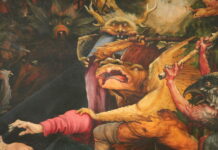Painting art mural demon antonin sacre grunewald mythology