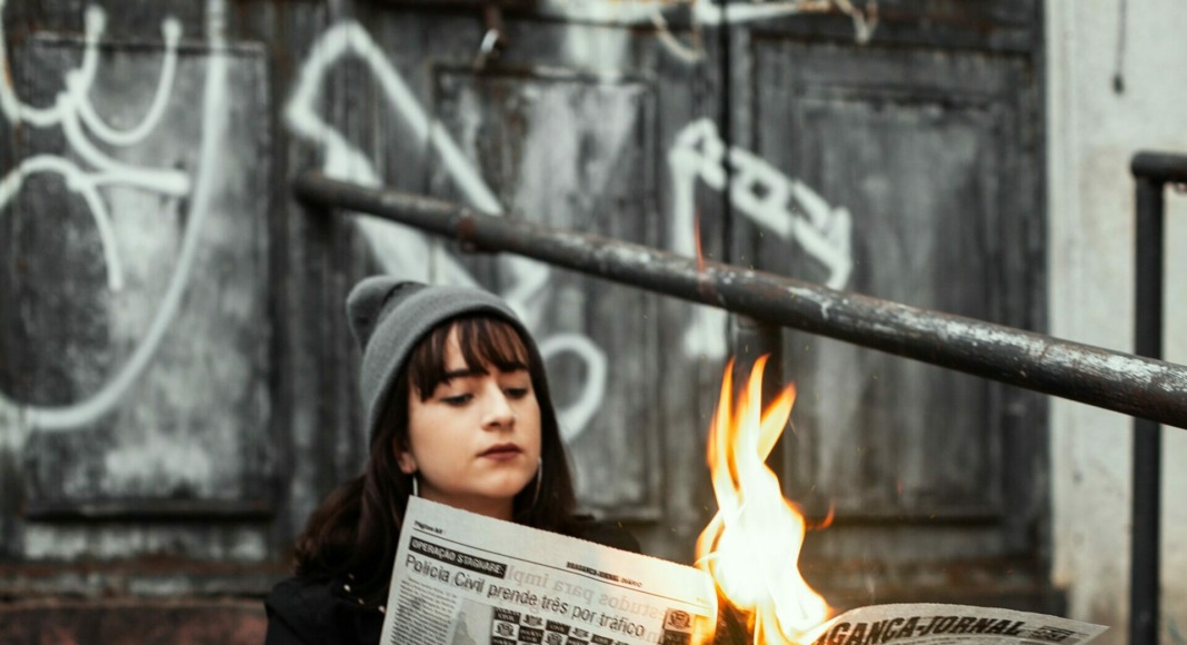 Gazeta, ogień