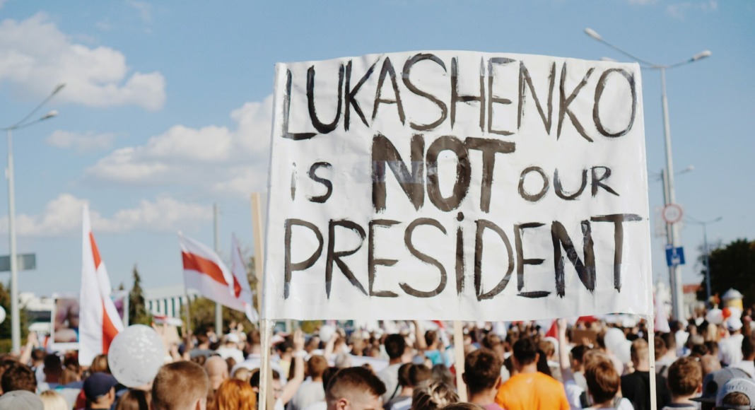 Białoruś, protest