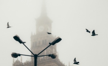 Pałac Kultury. Mgła