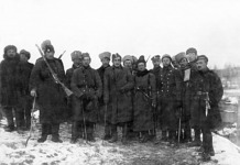 Białoruscy żołnierze atamana Łukasza Siemieniuka wraz z polskimi towarzyszami broni, 1919