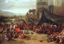 Spalenie Rzymu w 1527 (Johannes Lingelbach)